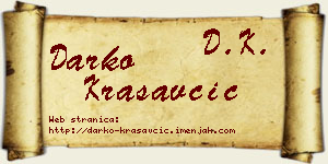 Darko Krasavčić vizit kartica